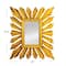 Hello Honey® 35.25" Gold Sunburst Rectangular Wall Mirror
